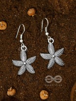 The Scintillating Starfish Oxidised Earrings