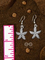The Scintillating Starfish Oxidised Earrings