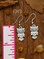 The Woke Owls - Silver Dangling Earrings