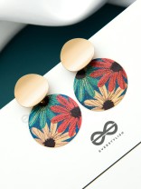 Embracing the Artist Within - Golden Statement Earrings