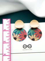 Embracing the Artist Within - Golden Statement Earrings