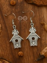 Free Bird's Bird House - Tiny Trinket Earrings