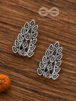 The Little Intricate Leaflets - Tiny Trinket Earrings