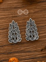 The Little Intricate Leaflets - Tiny Trinket Earrings