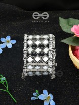 Mirrors of the Soul - Statement Embellished Bracelet