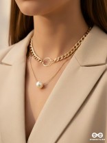 The Epitome of Elegance- Layered Pearl Neckpiece