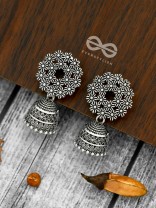 Wreath of Flowers Desi Bell Jhumkas