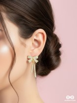 The Rockstar- Golden Rhinestones Earrings