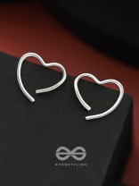The Broken Heart- Elegant Silver Earrings