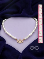 The Crown of Glory- Golden Pearl Necklace