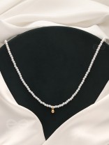 The Gold Drop- Golden Pearl Necklace