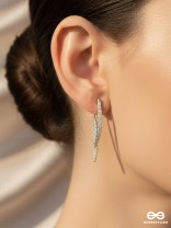 The Fall of Grace- Golden Rhinestones Earrings