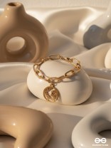 The Global Citizen- Golden Bracelet