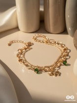 The Jungle King- Golden Layered Bracelet