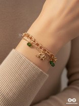 The Jungle King- Golden Layered Bracelet