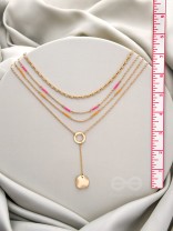 The Paradise Lanes- Golden Beads Layered Necklace
