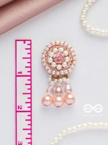 Lavana- The Graceful- Pearls and Glass Beads Embroidered Earrings 