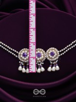 Prasidika- The Beautiful Garden- Stones and Pearls Embroidered Necklace