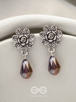 The Frosted Flower- Tiny Trinket Earrings (Lavender)
