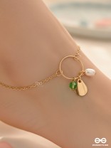 The Trinity Ring- Elegant Golden Anklet