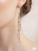 Rains of Castamere- Golden Glass Beads Earrings