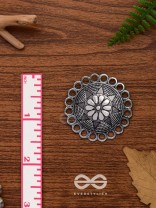 The Sterling Sun-  Oxidized Stud Earrings