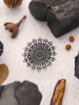 The Foggy Floret - Oxidised Statement Ring