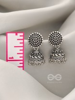 Touch of the Sun- Brass Jhumka Earrings