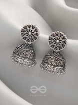 The Blooming Bud- Brass Jhumka Earrings