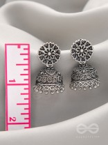 The Blooming Bud- Brass Jhumka Earrings