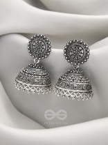 The Sun Flame- Brass Jhumka Earrings
