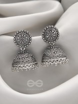 The Sun Flame- Brass Jhumka Earrings