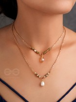 The Blazing Sleet- Golden Layered Necklace With Anti-Tarnish Coating 