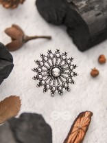 The Moon Glare- Oxidised Statement Ring