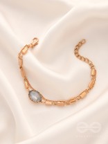 The Grey Sky- Golden Embellished Bracelet