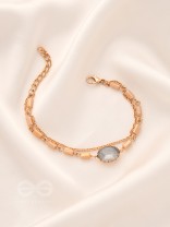 The Grey Sky- Golden Embellished Bracelet