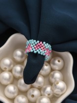 Little Hearts- Stretchable Colorful Beaded Ring