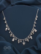 The Bell Spring- Classic  Oxidised Necklace