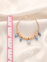 The Sun Shower- Golden Embellished  Earrings