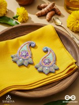 Vihaarin- The Charming- Resham and Sequins Embroidered Earrings