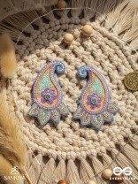 Vihaarin- The Charming- Resham and Sequins Embroidered Earrings