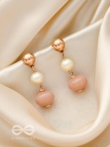 The Bermuda Triangle- Golden Embellished Earrings