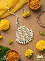 YASTIKA - BEAUTY IN PEARLS - STONE, BEADS AND PEARLS EMBROIDERED MAANGTIKA