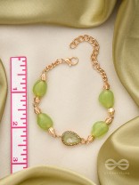 The Lush Loop- Golden Embellished Bracelet