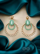 Sun, Moon and Stars- Golden Embellished Earrings