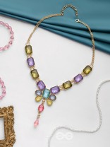 The Royal Geometry - Statement Embellished Necklace