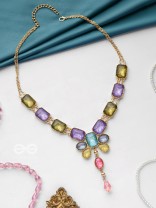 The Royal Geometry - Statement Embellished Necklace