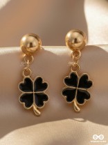 The Blooming Tale- Golden Embellished Earrings