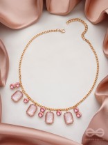 The Garden Of Evening Mists- Golden Embellished Necklace With Anti-Tarnish Coating 