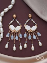The Moon Crib- Golden Embellished Earrings